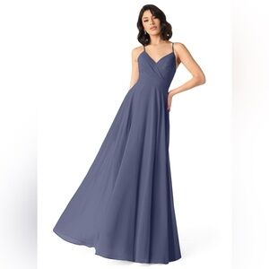 Azazie Bridesmaid Dress - Avelina in Stormie